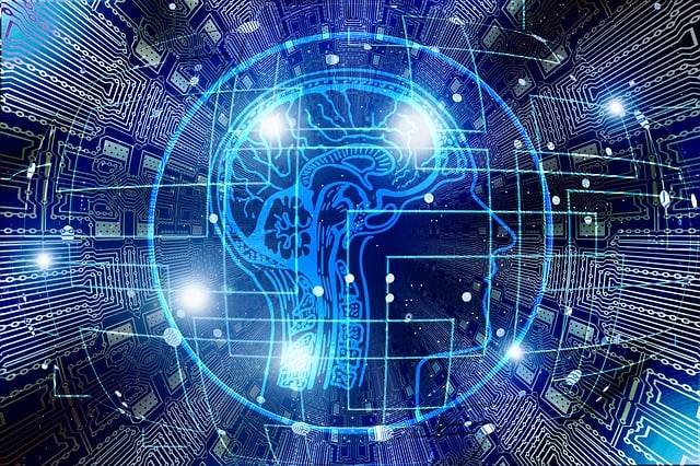 Artist depiction of artificial intelligence