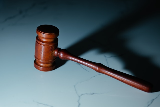 Photo of judge's gavel